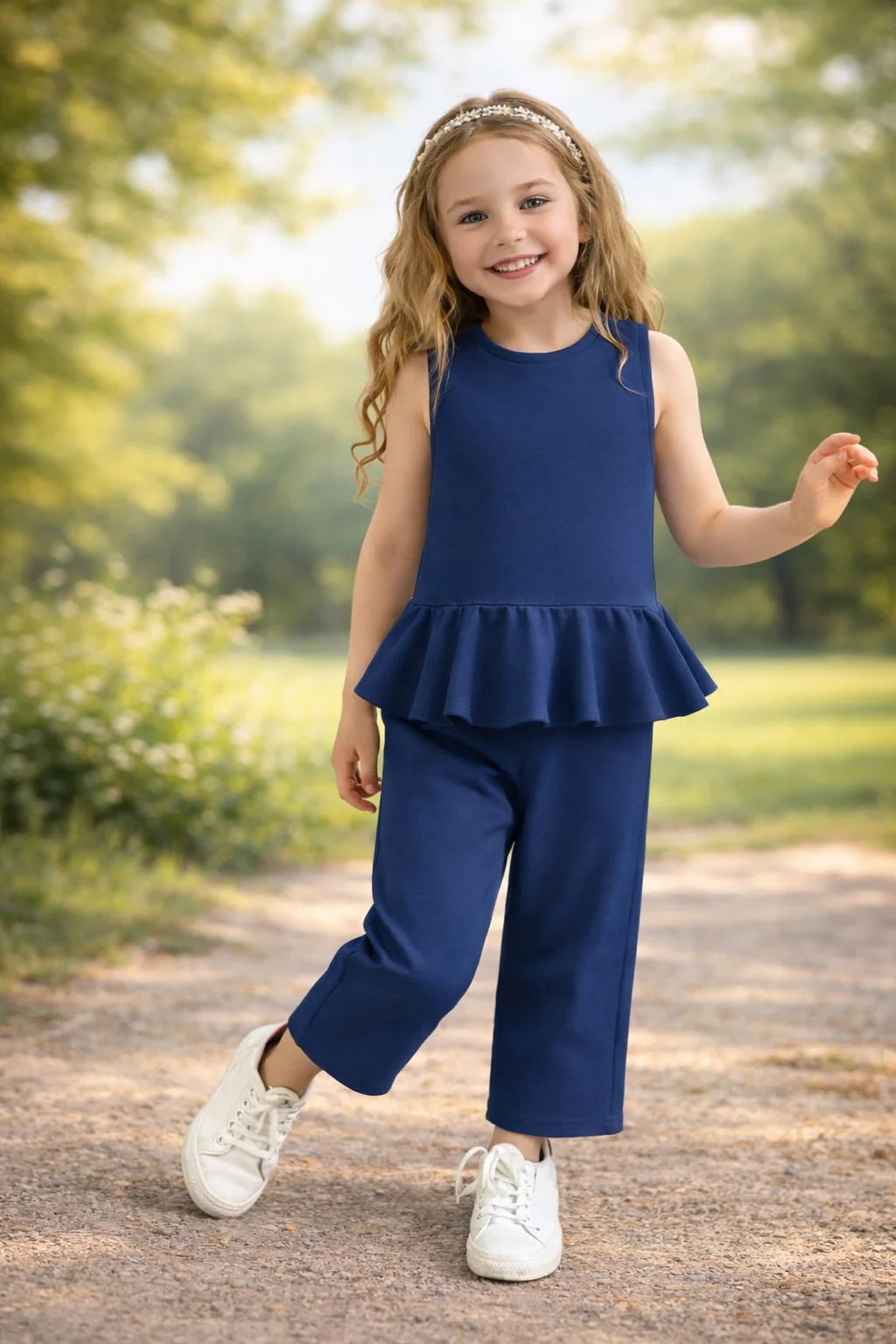 Peplum top and Trouser  sets