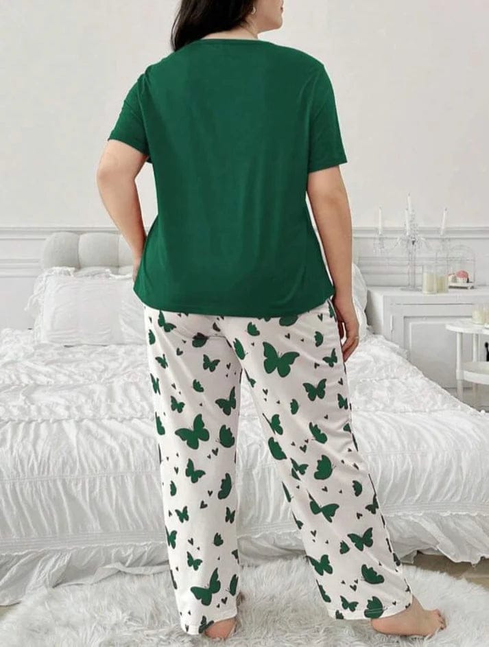 Butter Fly Printed Nightsuit