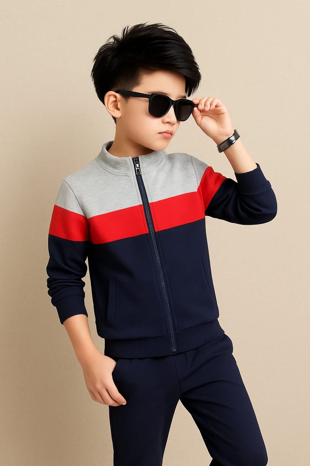 KIDS WINTER PANEL TRACKSUIT