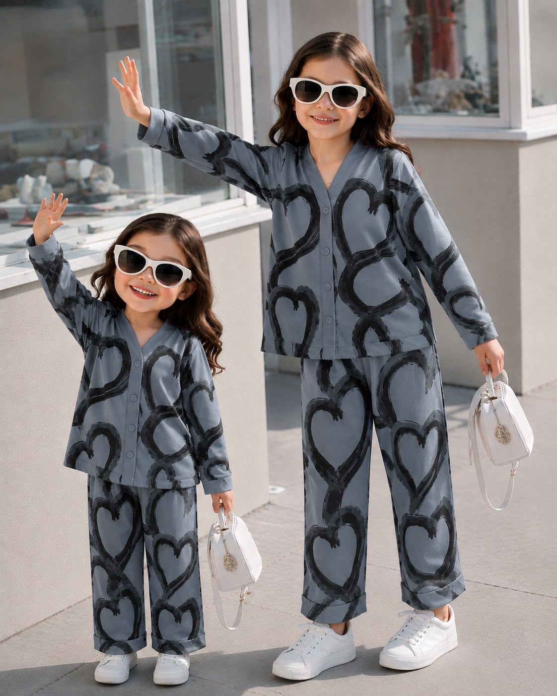 Geometry Heart Kidswear