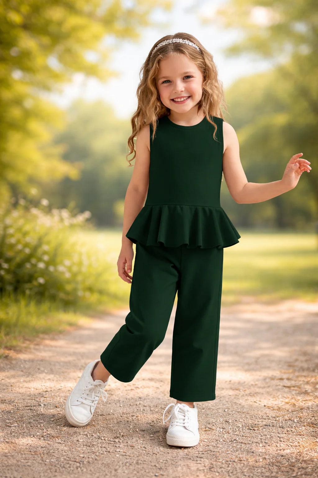 Peplum top and Trouser  sets