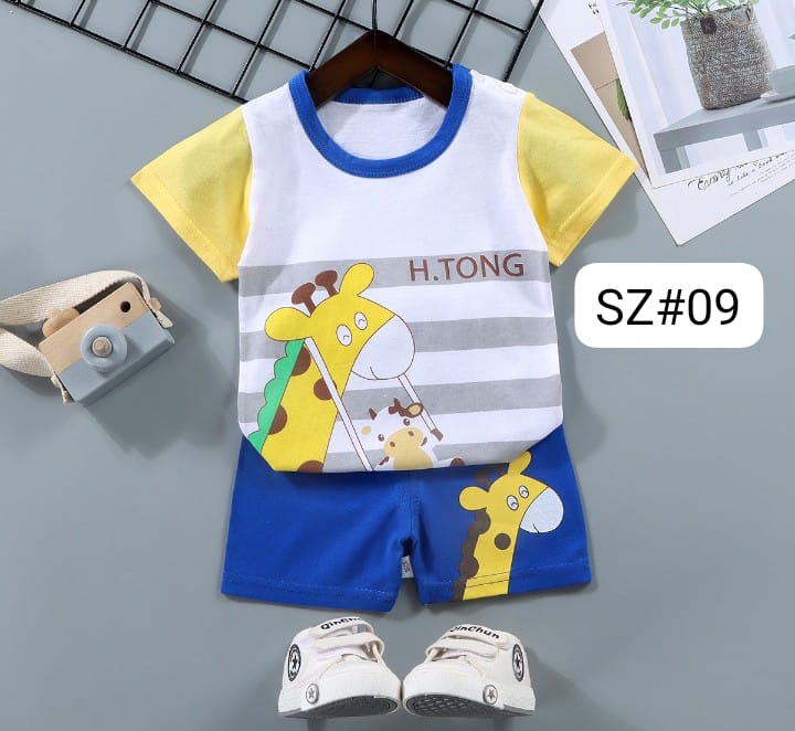 H Tong Zebra Printed Kids Nightsuit