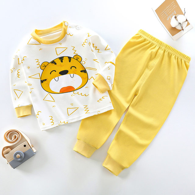 Cartoon Long-sleeved T-shirt + Trouser  Infant Clothes 2pcs Suit | Kids ...