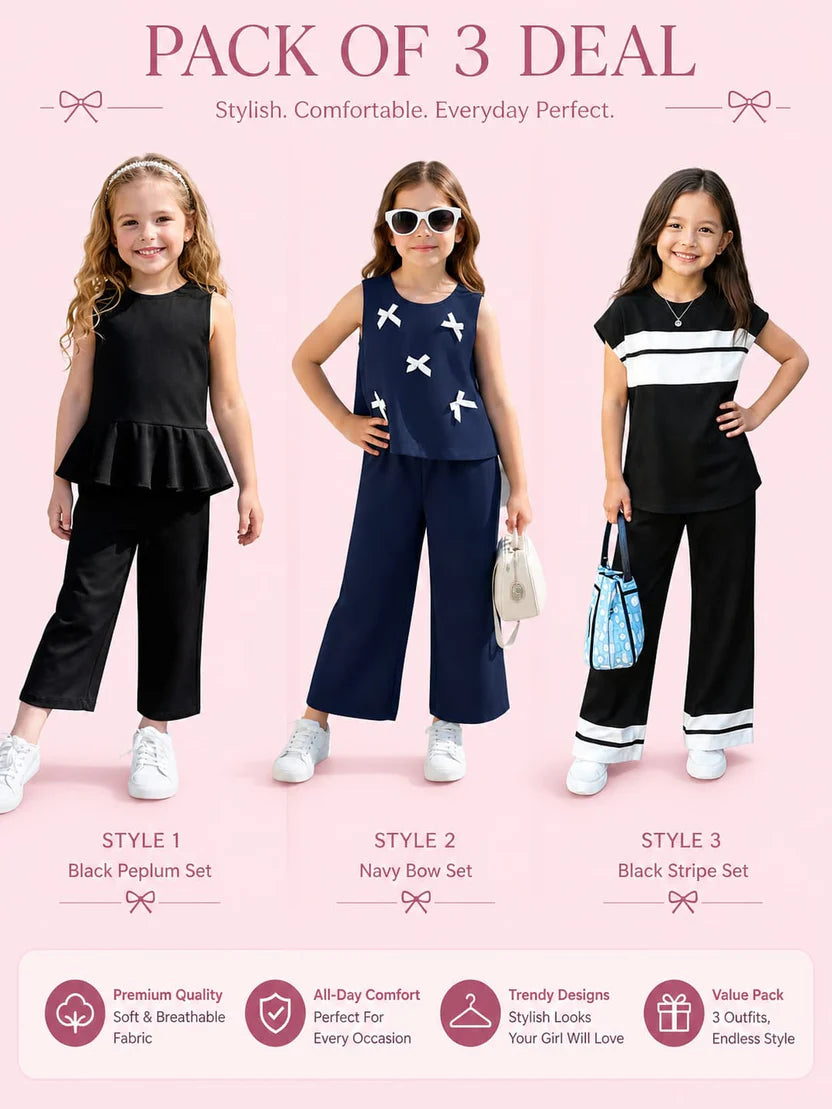 Girls Elegant Trend Set ✨ ( Deal )