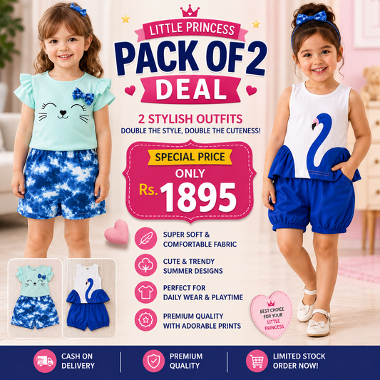 BlushBerry Girls Pack of 2