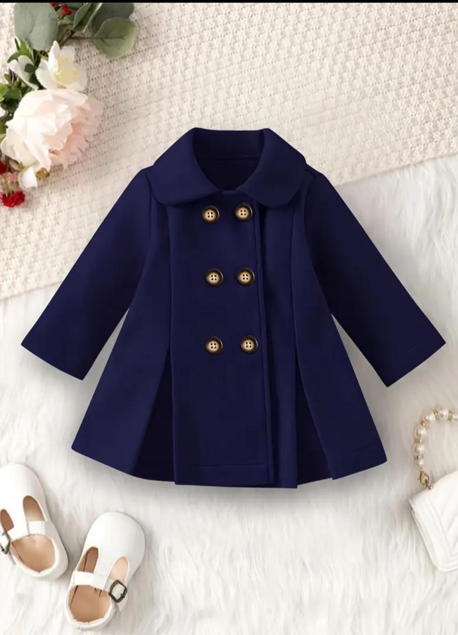 Girls Winter Double Buttons Coat Kidswear