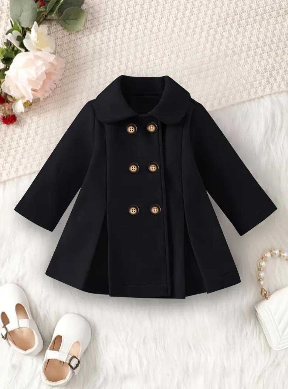 Girls Winter Double Buttons Coat Kidswear