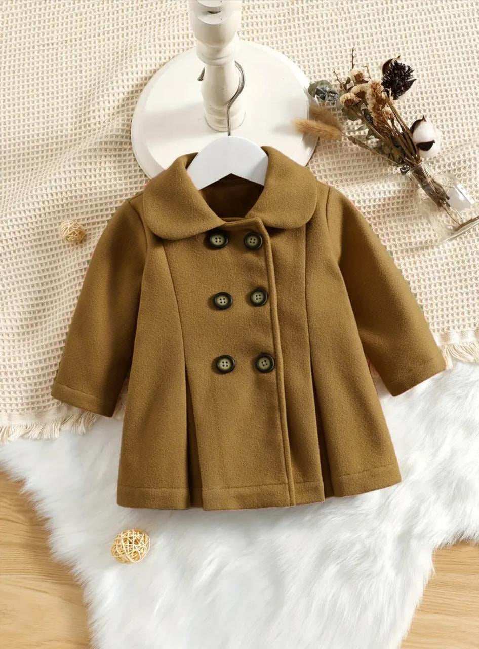 Girls Winter Double Buttons Coat Kidswear