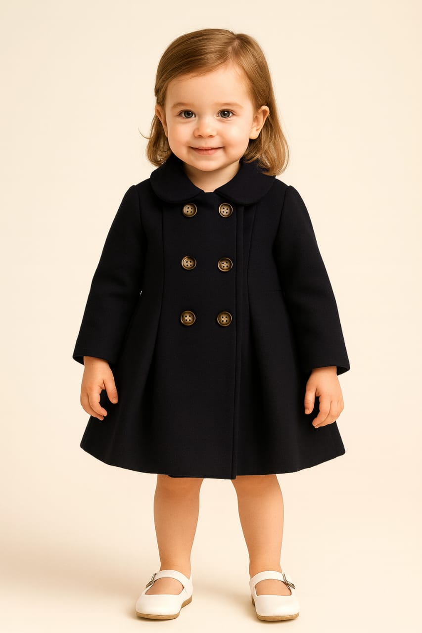 Girls Winter Double Buttons Coat Kidswear
