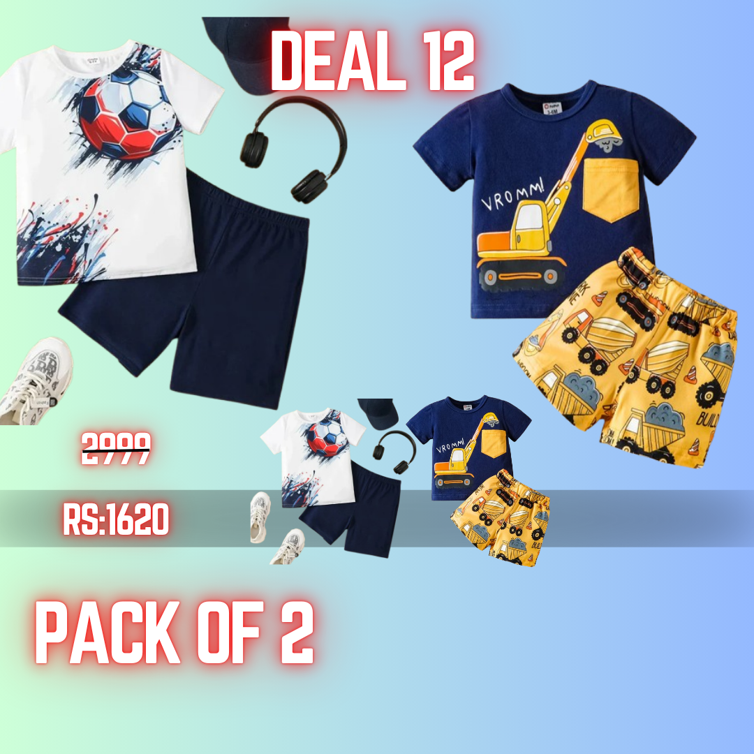 Deal 12– Pack of 2 Kids Wear