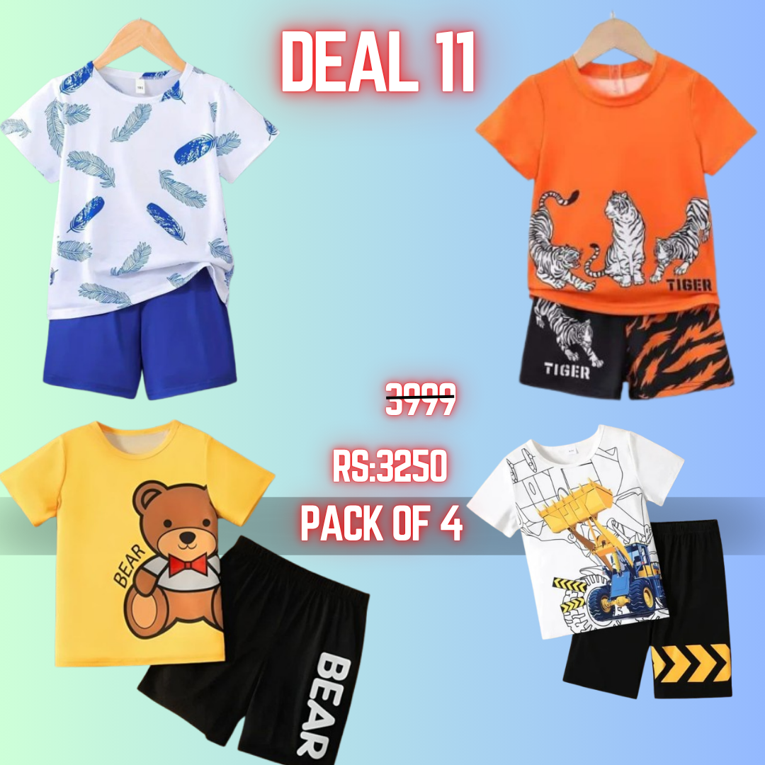 Deal 11 – Pack of 4 Kids Wear