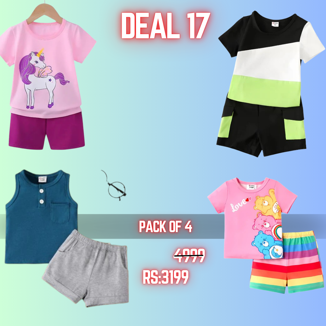 Deal 17 – Pack of 4 Kids Wear