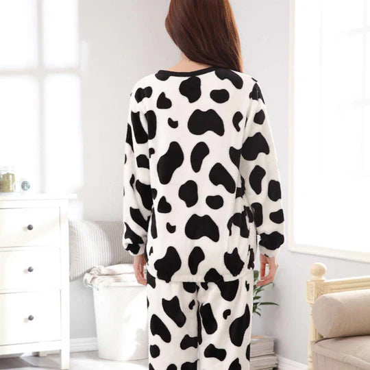 NEW ARRIVALS COWS ROUND NECk DOUBLE FLEECE TRACKSUIT