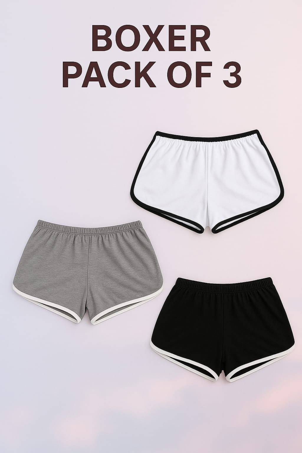 Boxer Pack Of 3 Shorts