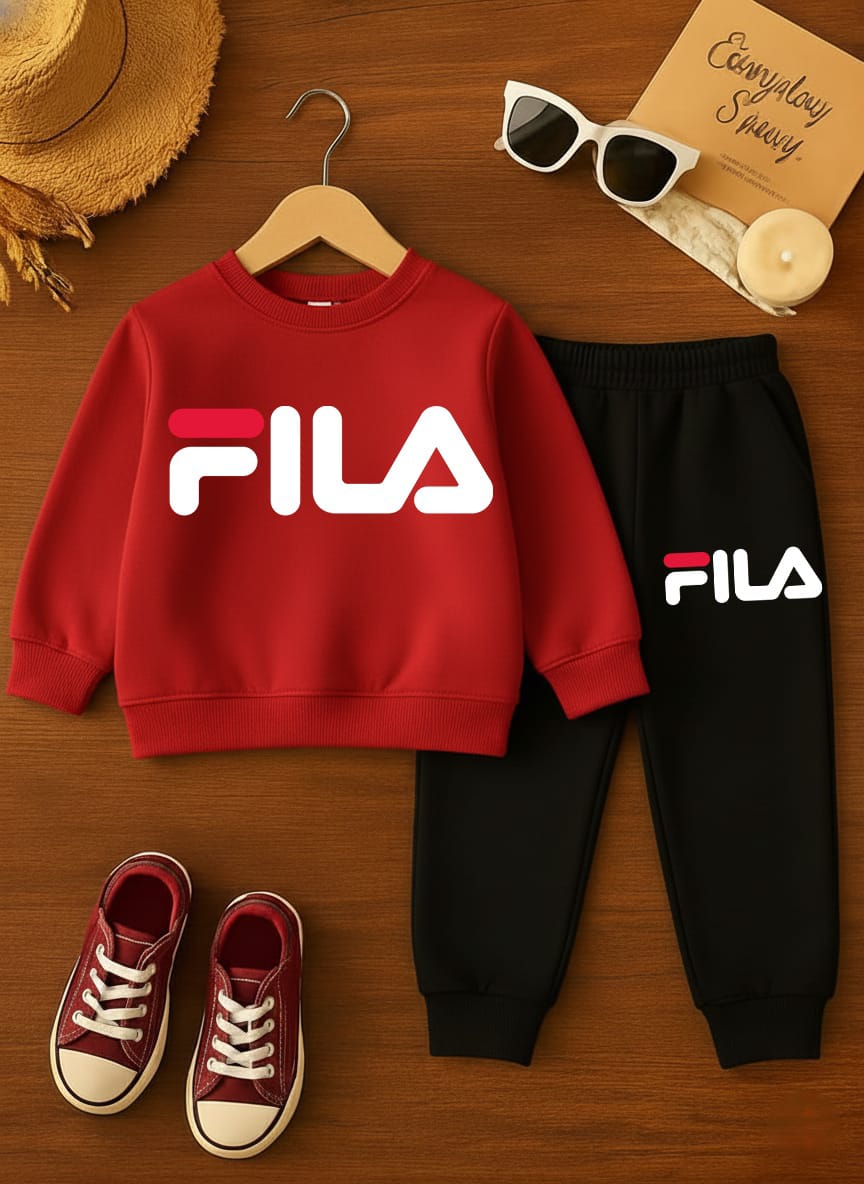 FILA PRINTED KIDS WINTER UNISEX TRACKSUIT