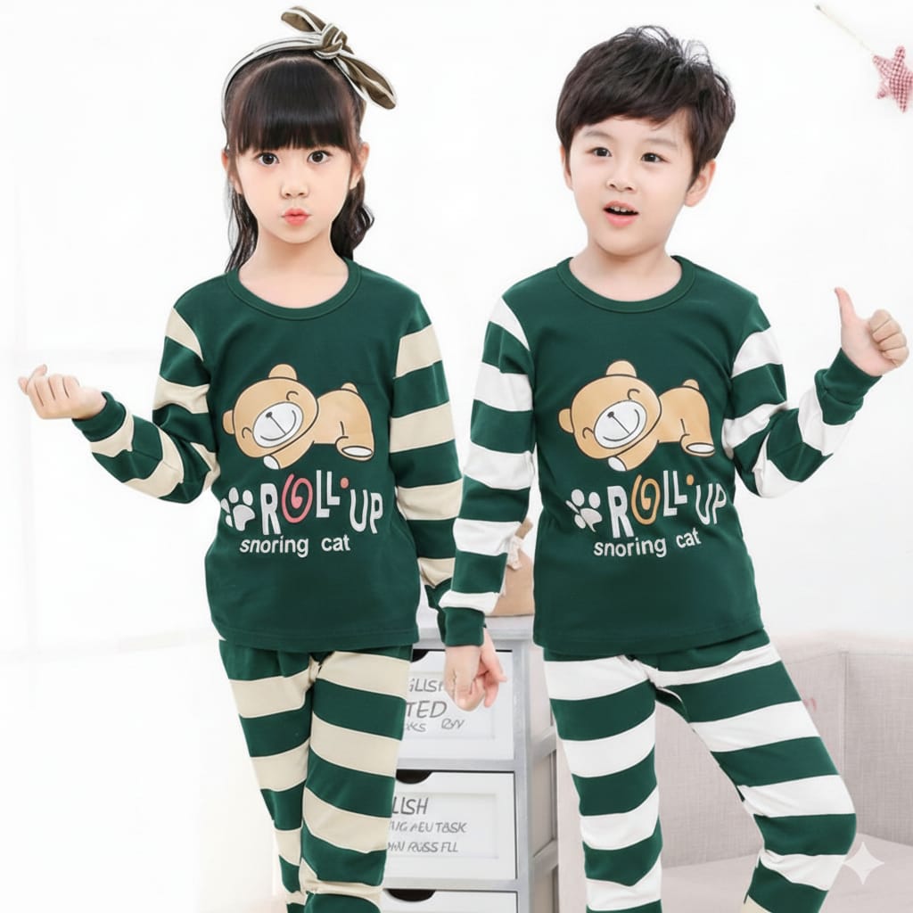 Green Rollup Kids Wear