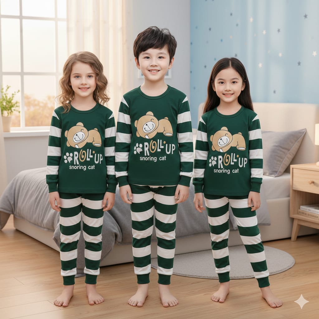 Green Rollup Kids Wear