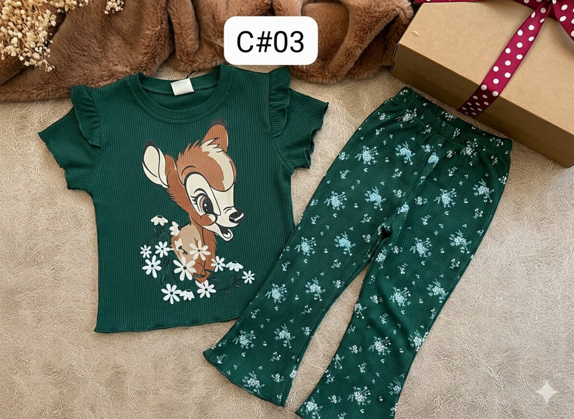 Dear Printed Kids Casual Wear