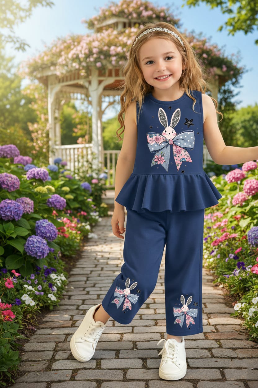 Peplum Printed Kids Wear
