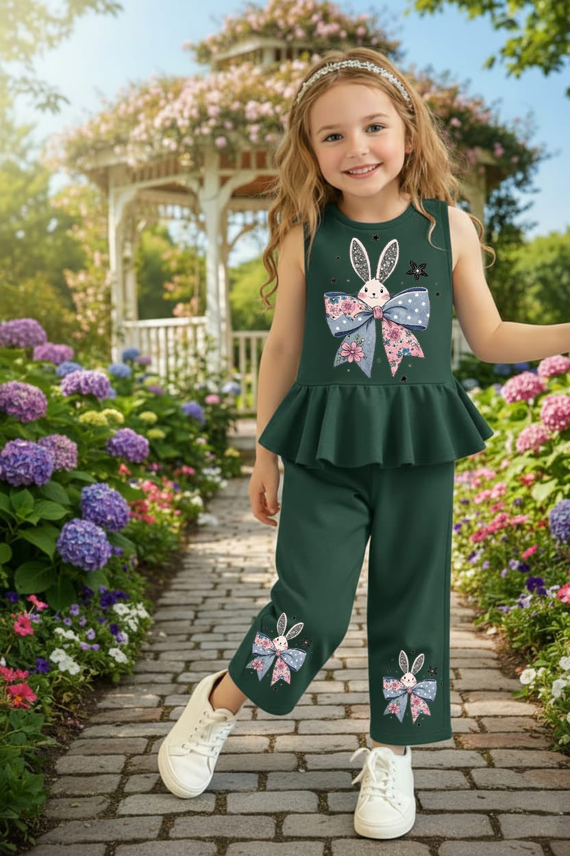 Peplum Printed Kids Wear