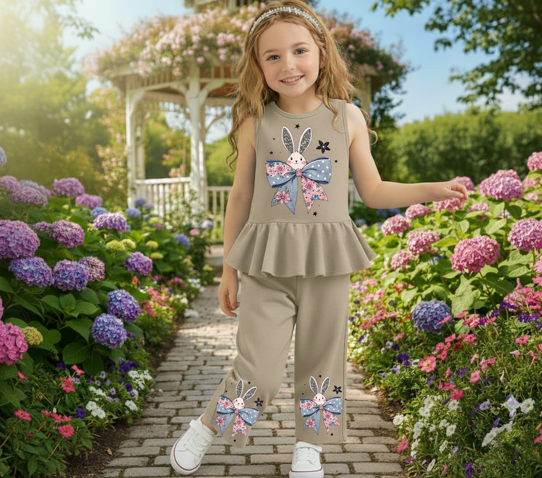 Peplum Printed Kids Wear