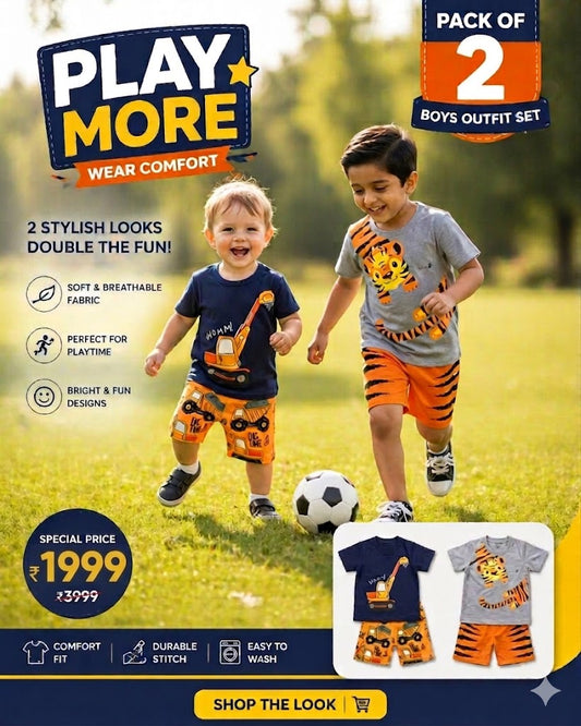 Cute Kids Deal 🧸 ( PACK OF DEAL 3 )