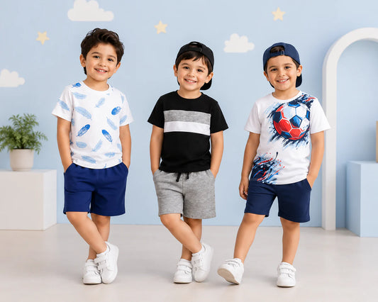 Boys Trend Trio 🔥 ( Pack Of 3 )